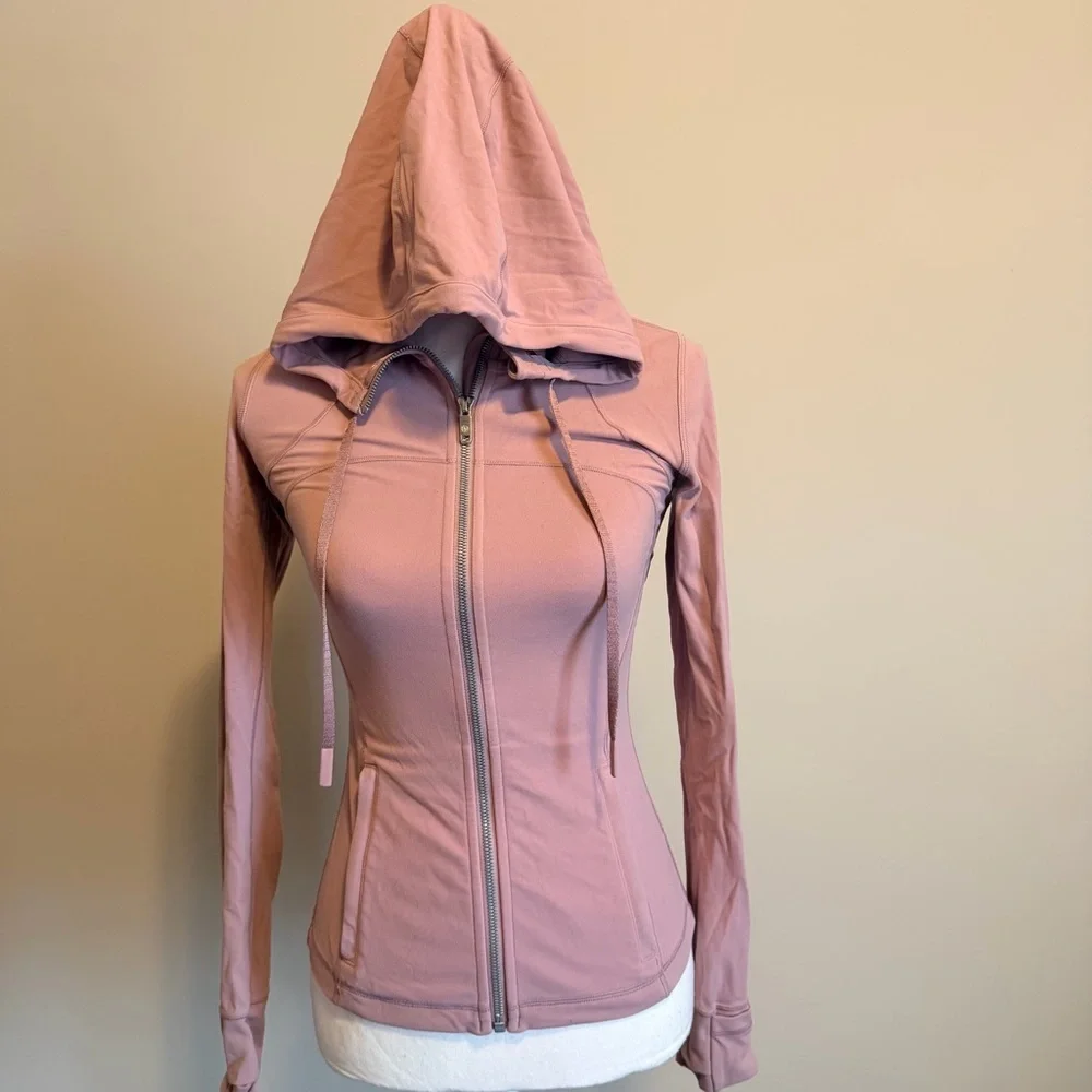 Lululemon Hooded Define Jacket Nulu vintage mauve womens size 4